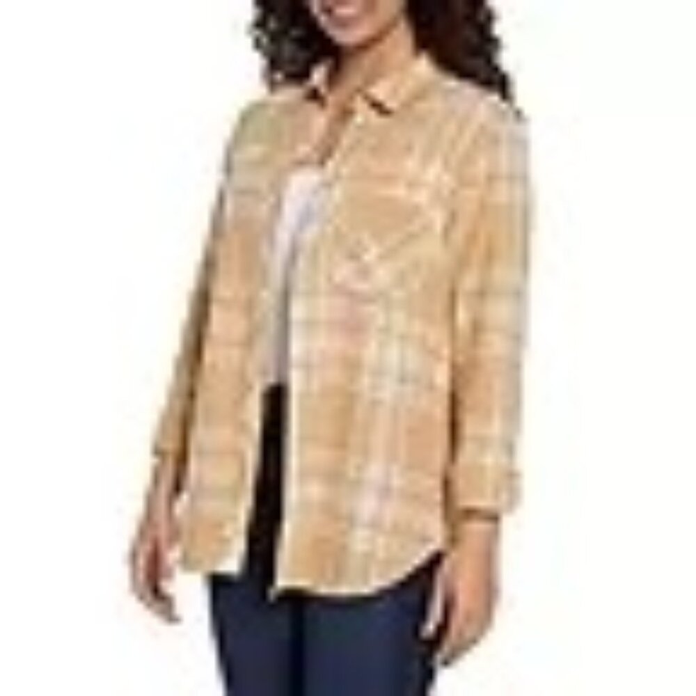 Gap Women's Relaxed Fit Flannel Shirts/Top Md NWT